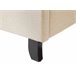 Beliani Cama con somier Poliéster BORDEAUX 147x217 Beige