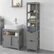 Mueble Columna de baño FRG126-SG SoBuy Gris