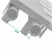 Radiador toallero mural Kviteseid 18 tubos 470W acero [neu.haus] Blanco