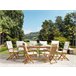 Beliani Conjunto de comedor MAUI Azul