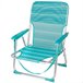 Silla plegable fija aluminio Aktive Beach - mediterráneo Azul