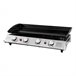 Plancha de gas VALENCIA - 4 quemadores 10kW Negro