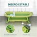 Bañera Plegable para Bebé PP, TPE HOMCOM Bañera Plegable para Bebé PP, TPE HOMCOM Verde