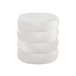 Puff redondo HUGO 40x38cm color blanco Blanco
