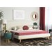 Beliani Cama con somier Chenilla TALENCE 177x218 Beige