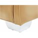 Beliani Cama de agua Piel PARIS 215x228 Dorado