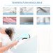 Plancha de Vapor ABS, PP HOMCOM Azul