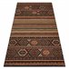 Alfombra de lana KASHQAI 4356 500 Étnico 240x300 Marron