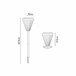 Baliza solar FLY marca ARTECONFORT Negro