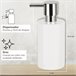 Dispensador De Jabón Liquido Spirella Plateado
