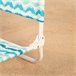 Aktive Silla baja plegable de playa con estructura de acero Azul