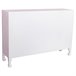 Aparador de madera de 4 puertas Blanco