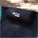 Aktive Silla plegable camping ultracompacta cojín Negro