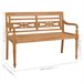 Banco de madera datavia de jardín 120x51 Azul