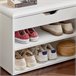 Armario Zapatero FSR25-W SoBuy Blanco