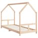 Estructura De Cama Para Niños 206x85 Marron