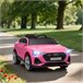 Coche Eléctrico Infantil PP, Metal HOMCOM Coche Eléctrico Infantil PP, Metal HOMCOM Rosa