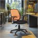 Silla de oficina MINI color negro y naranja Naranja
