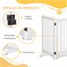 Barrera para Perros MDF PawHut, mascotas - accesorios para perros Blanco