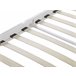 Beliani Cama con somier Metal MAURS 187x209 Blanco