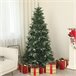 Árbol de Navidad Plástico, Acero HOMCOM, hogar - decoración Verde