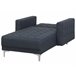 Beliani Chaise longue Poliéster ABERDEEN Grafito