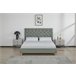 Cama SHERATON 150x190cm color verde claro Verde