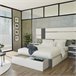 Canapé Luxury Max 3D 150x190 Blanco/ Gris