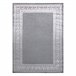 Alfombra MEFE moderna 2813 Marco llave griega Structural 180x270 Gris