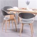 Silla de diseño nórdico en madera de fresno - Hut Madera
