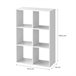 Acomoda Textil – Estantería para Pared y Suelo. (6 Cubos) 67 Blanco