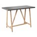 Beliani Conjunto bistro TALAMONE Gris/ Madera