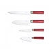 Cuchillos Santoku Cerámicos Cecotec Rojo