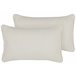 Beliani Cojín decorativo HELIOTROPE 30x50 Blanco