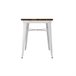 Mesa de cocina fija ADELAINE Natural/ Blanco