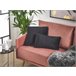 Beliani Cojín decorativo GUDARI 30x50 Negro