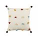 Beliani Cojín decorativo FUSSEL Beige