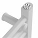 Radiador toallero mural Voss 655 W 24 tubos acero Blanco