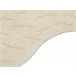 Beliani Alfombra para niños IOREK Blanco/ Beige
