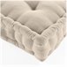 Acomoda Textil – Cojín de Suelo Acolchado con Asa (1 Unidad) 50x50 Beige