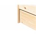 Beliani Cama con somier Madera de pino EDERN 105x204 Marron