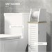Armario de Baño MDF kleankin, hogar - baño 18 Blanco