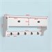 Estantería de Pared con 5 Ganchos y 2 Cajones FRG178-W SoBuy Blanco