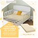 Cama Infantil MDF AIYAPLAY Cama Infantil MDF AIYAPLAY Blanco