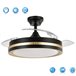 Ventilador De Techo Metal Serie Miok Negro/ Dorado