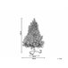 Beliani Árbol de Navidad TATLOW 