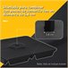 4 Pesos para Base de Sombrilla PP Outsunny 89x89 Negro