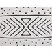 Beliani Cojín decorativo SCHEFFLERA 45x45 Blanco/ Negro