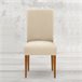 Pack 2 Fundas de Silla con Respaldo Adaptable Modelo Troya Natural/ Blanco