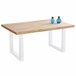 Conjunto de Mesa Fija + 4 Sillas Bristo 160x100 Roble